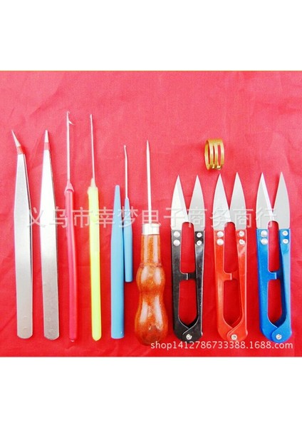 Dil ile Tığ Işi Dıy Takı Aracı Butik Küçük Tığ Işi Bız Halka Piercing Boncuk Artefakt Açık Iğne (Yurt Dışından)