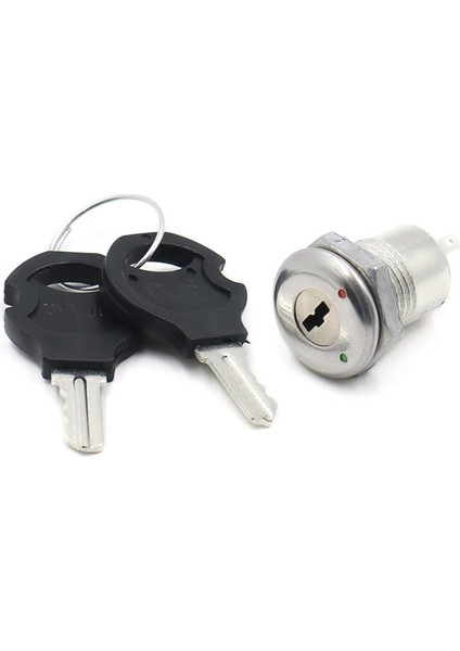 12MM Elektronik Kilit 2 Dişli Metal Elektronik Kilit Anahtarı Anahtarlı KS-01KS-02 Mpj (Yurt Dışından)