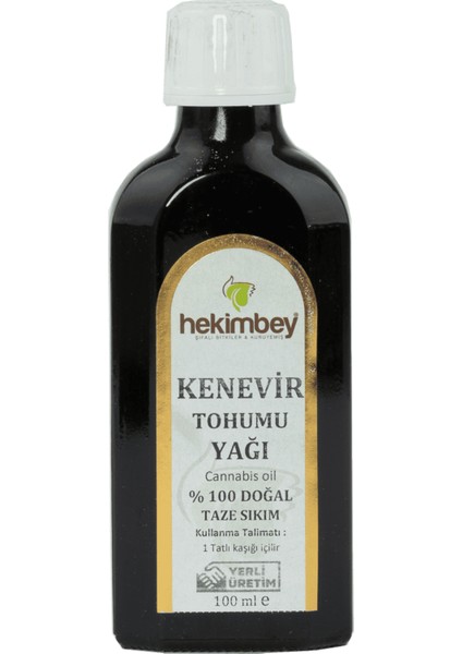 Kenevir Tohumu Yağı 100 ml