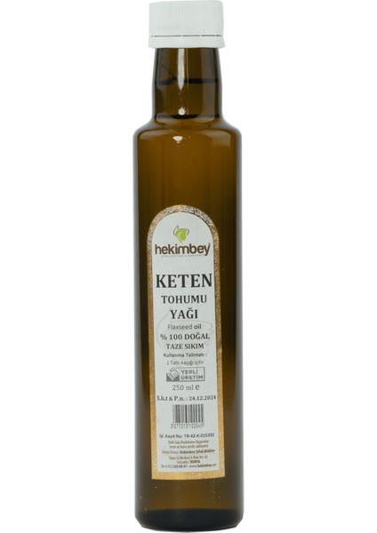 Keten Tohumu Yağı 250 ml