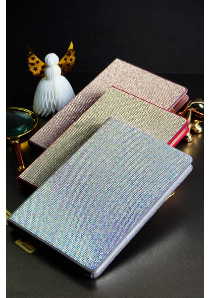 Diamond Taşlı Sert Kapak Defter A5(14.8x21 cm) 100gr. 160 Sayfa Çizgili modelleri