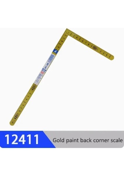 Tip 12411-SHINWA Ağaç Işleme Için Bükme Cetveli Küçük Parlatma Kaplama 30 15CM Arka Açılı Gravür 12114 (Yurt Dışından)