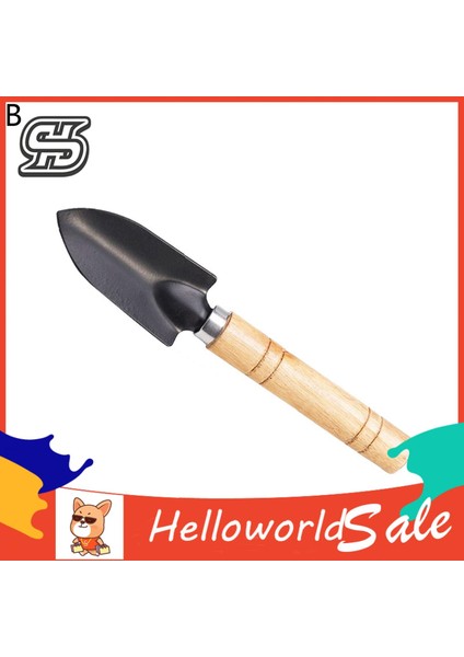 Helloworld Bahçe Küreği Tırmığı Ergonomik Tasarım Pas Önleyici Bahçe Küreği Tırmığı (Yurt Dışından)