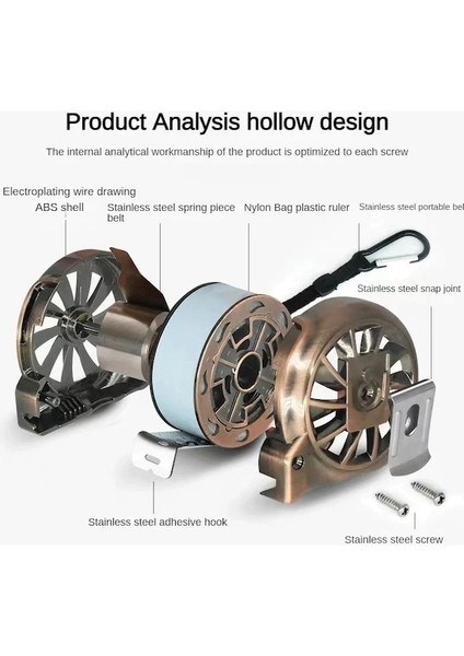 Sarı 5m-Yüksek Hassasiyetli Paslanmaz Çelik Içi Boş Su Geçirmez Çelik Şerit Ölçümü Anti Korozyon Ev Ağaç Işleme Cetveli Su Geçirmez (Yurt Dışından) indirimleri