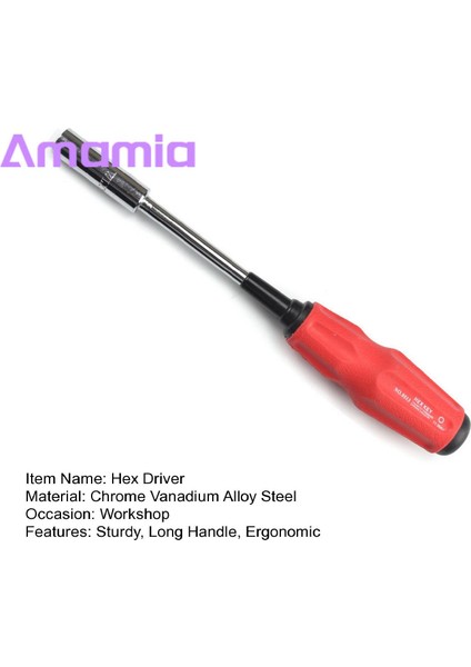 Amamia Hex Lokma Anahtar Kaymaz Araç Bakım Hex Lokma Anahtar (Yurt Dışından)