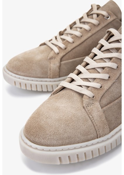 Erkek Deri Siyah Süet Sneakers & Spor Ayakkabı 352 22268 Erk Ayk Y25 Sıyah Suet