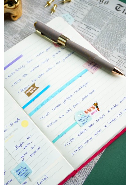 Sert Kapak Velvet Defter A5 100 Gr. 160 Sayfa Ivory. Çizgili. Açık Mavi