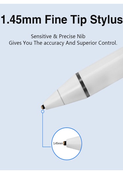Sensitivity Stylus Dokunmatik Kalem Çizim ve Tasarım Tablet Kalemi Tüm Cihazlara Uyumlu 1.45MM Uç