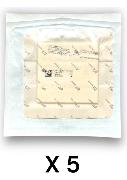 Suprasorb P Sensitive Border 5 Katmanlı Silikon Köpük Örtü 12,5 x 12,5 cm - Ref 139062 - 5 Adet