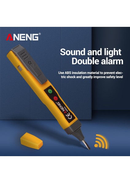 Oryantal Aneng VD806 Ac/dc Gerilim Dedektörü Elektrikli Temassız Kalem Test Cihazı Süreklilik Pil Test Kalemi Ses Işığı Alarmı ile (Yurt Dışından)