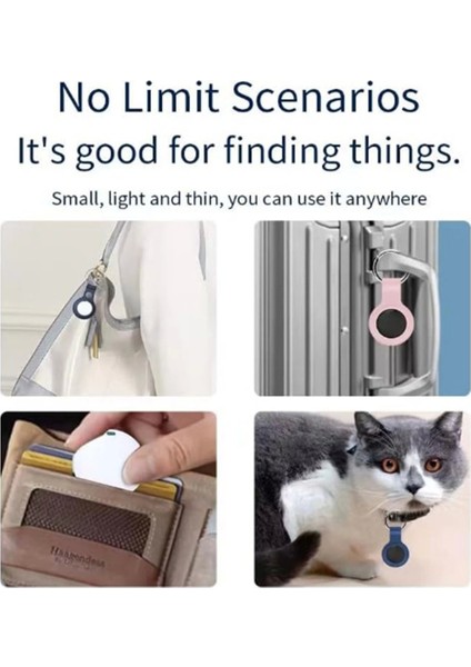 Smart Finder Airtag Akıllı Takip Cihazı - Android ve Ios Uyumlu (Anahtarlık Hediye)