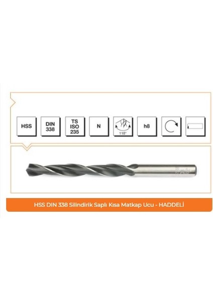 Mte Hss Matkap Ucu 5,5 mm 1 Paket ( 10 Adet )