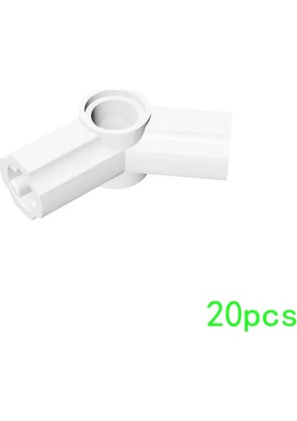 Moc 20PCS 32192 Aks Bina Taşları Kit Pim Konnektörü Açılı 135 Degress Tuğla Parçacık Eğitim Oyuncakları Çocuk Doğum Günü Hediyesi: 26-Black (Yurt Dışından)
