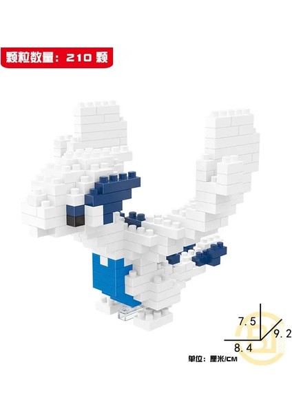 Dıy Pokemon Blokları Küçük Çizgi Film Mini Yapı Bloğu Pikachu Charizard Eevee Mewtwo Anime Montaj Eylem Modeli Bebek Oyuncakları Renk: 264 (Yurt Dışından)
