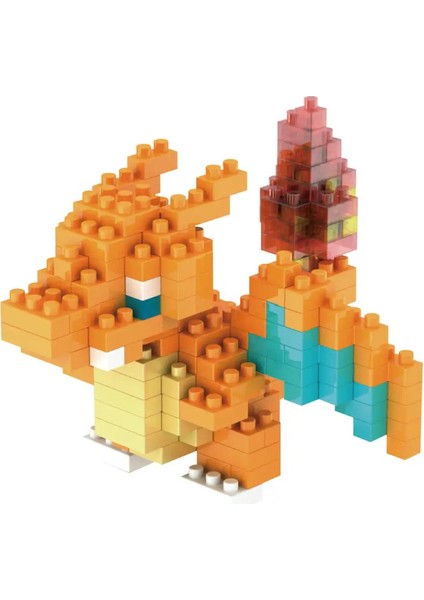 Dıy Pokemon Blokları Küçük Çizgi Film Mini Yapı Bloğu Pikachu Charizard Eevee Mewtwo Anime Montaj Eylem Modeli Bebek Oyuncakları Renk: 103/BEDEN: Kutu Yok (Yurt Dışından)