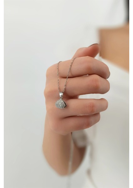 Çelik İncili Istiridye Kadın Kolye TRKOLYE5369 B34003
