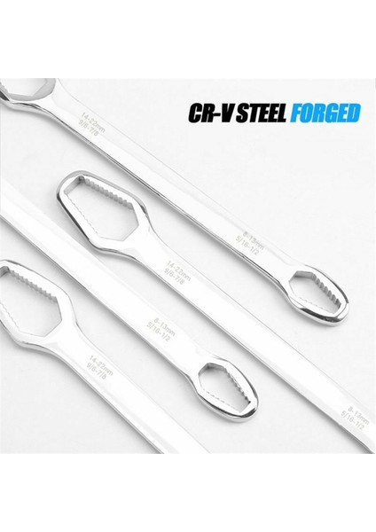 8-22MM Evrensel Torx Anahtarı Çift Uçlu Anahtar Kendinden Sıkma Somunları Onarım Aracı (Yurt Dışından)