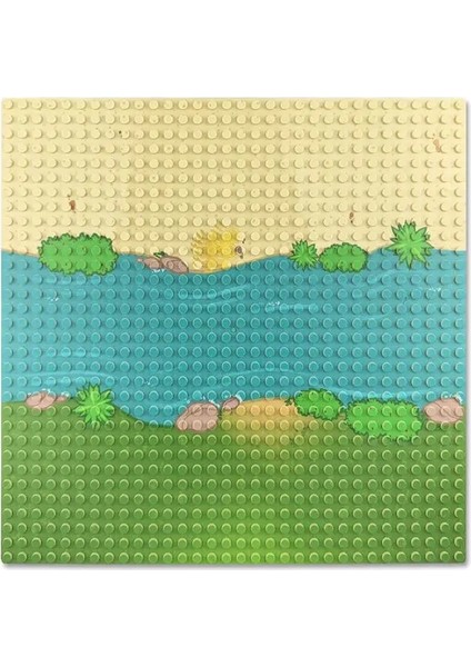 10 Inç Uzay Ay Taban Taban Plakası 32X32 Küçük Nokta Yapı Bloğu Mars Ay Tabanı Ay Rover Plakası Renk: Rever Zhi (Yurt Dışından)