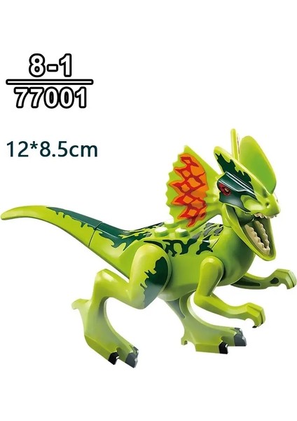 Mini Yapı Taş Oyuncak Dinozor Juric Bulmaca Hayvan Tyrannosaurus Rex Pterosaur Yapı Taşı Oyuncak Çocuk Hediyesi Renk: 77001-1 (Yurt Dışından)