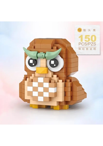 Yeni Sevimli Hayvanlar Aslan Corgi Yunus Hamster Tavşan Köpek Kedileri Balık Tankları Yapı Taşları Kit Kız Tuğlalar Model Çocuk Oyuncak Çocuklar Renk: 180PCS (Yurt Dışından)