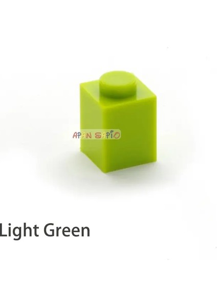 200PCS Kalınlığında 1x1 Dıy Yapı Taşları Figürler Tuğlalar Noktalar Eğitim Yaratıcı Yaratıcı 3005 Plastik Oyuncak Çocuk Reklamı Için Uyumludur: Açık Yeşil 200PCS (Yurt Dışından)