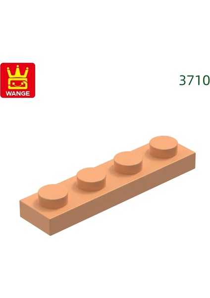 Wange 149PCS/LOT 3710 1x4 Temel Yapı Başları Tuğlalarla Uyumlu Parçalar Dıy Çocuklar Montaj Oyuncak Hediye Kutusu Renk: 3. Medium Nougat/boyut: Yaklaşık 149PCS (Yurt Dışından)