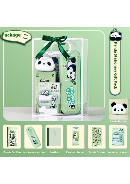Panda Karapika Kırtasiye Paketi Okul Malzemeleri Hediyeleri Çocuk Kırtasiye Seti (Yurt Dışından)