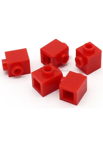 110PCS Moc Tuğlası 1x1 Modifiye 1x1 Yan 87087 Dıy Temel Bilgi Bina Klasik Uyumlu Montaj Parçacıkları Toys Renk: Kırmızı 110 Pcs (Yurt Dışından)
