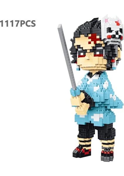 Sıcak Anime Iblis Avcısı Yapı Taşları Kimetsu No Yaiba Do Tanjirou Nezuko Zenitsu Kyoujurou Bloklar Oyuncaklar Çocuk Hediyeleri Renk: P2116/BOYUT: Kutu Yok (Yurt Dışından)