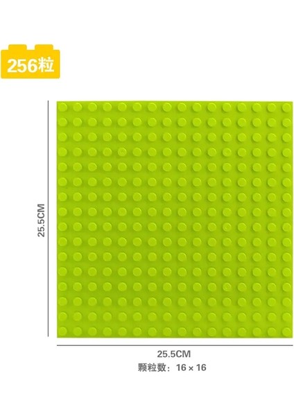 256 Noktalar Büyük Parçacık Yapı Taşları Temel Diy Dıy Tuğlalar Base Plaka Inşaat Erişim Oyuncakları Çocuklar Için Noel Hediyeleri Renk: NO.518-6 (Yurt Dışından)