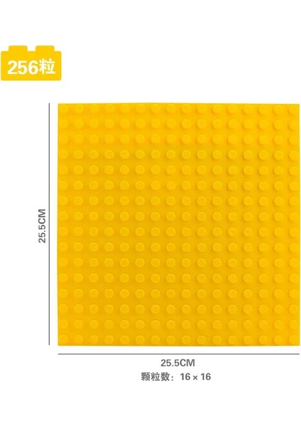 256 Noktalar Büyük Parçacık Yapı Taşları Temel Diy Dıy Tuğlalar Base Plaka Inşaat Erişim Oyuncakları Çocuklar Için Noel Hediyesi: NO.518-3 (Yurt Dışından)