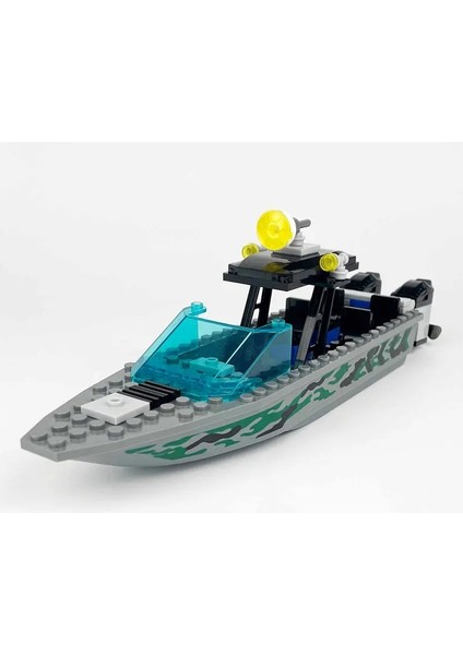 Moc World Camo Denizaltıları Speed ​​boats Lastik Tekneler Lar Savaş Sahnesi Askeri Şehir Yapı Blonları Model Tuğlalar Kitleri Fikirler Renk: Kutu Olmadan (Yurt Dışından)