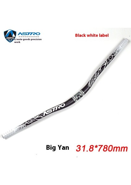 Bisiklet Gidonu Dağ Bisikleti Gidonu Alüminyum Kırlangıç Gidon 720/780MM Gidon Çapraz Sürme Aksesuarları (Yurt Dışından)