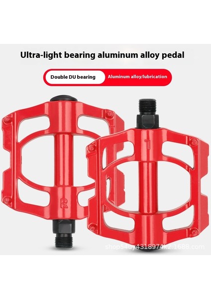 Bisiklet Pedalları Alüminyum Alaşımlı Dağ Bisikleti Yol Bisikleti Rulman Içi Boş Pedallar Pedal Bisiklet Ekipmanları (Yurt Dışından)