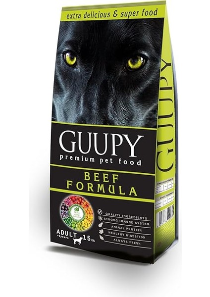 Guupy Adult Dog Beef 1 kg