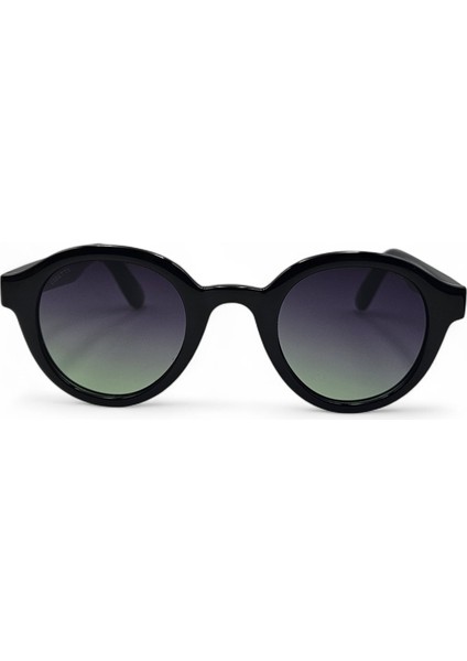 Unisex Yuvarlak Güneş Gözlüğü Polarize Cam UV400 Koruma 8807