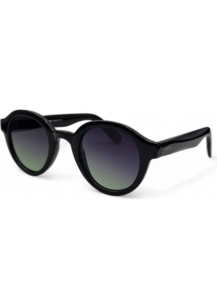 Unisex Yuvarlak Güneş Gözlüğü Polarize Cam UV400 Koruma 8807