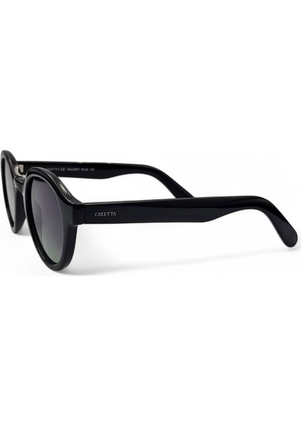 Unisex Yuvarlak Güneş Gözlüğü Polarize Cam UV400 Koruma 8807