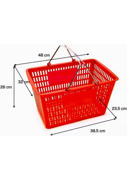 Plastik Alışveriş Sepeti 28LT. modelleri