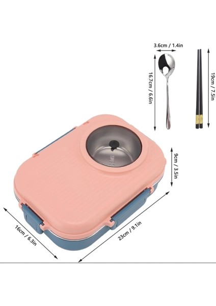 Vagonlife Bl70100 Çelik Hazneli Lunch Box Beslenme Kabı Pembe fiyatları