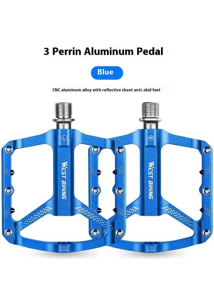Bisiklet Pedallarıaluminyum Alaşımlı Ultra Hafif Kaymaz Üniversal Dağ Bisikleti Pedalları Bisiklet Aksesuarları (Yurt Dışından)