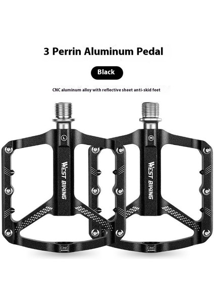 Bisiklet Pedallarıaluminyum Alaşımlı Ultra Hafif Kaymaz Üniversal Dağ Bisikleti Pedalları Bisiklet Aksesuarları (Yurt Dışından)