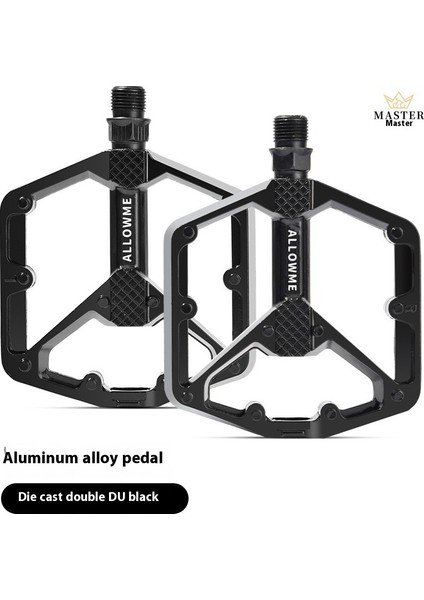 Bisiklet Evrensel Alüminyum Alaşımlı Dağ Bisikleti Ayak Pedalları Bisiklet Pedalları Aksesuarları Bisiklet Ekipmanları (Yurt Dışından)