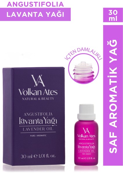 Lavandula Angustifolia Saf Lavanta Yağı Içten Damlalıklı 30 ml