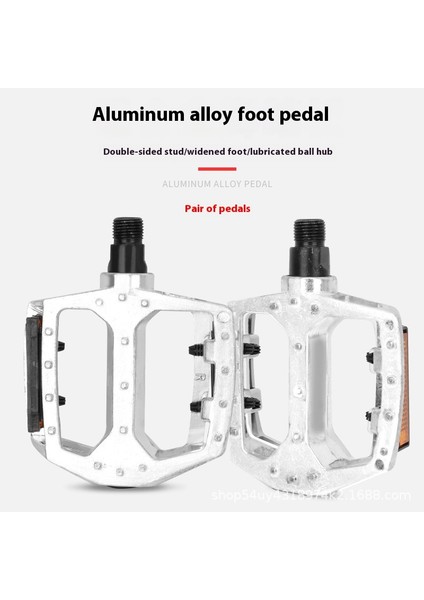 Bisiklet Pedalları Alüminyum Alaşımlı Dağ Bisikleti Yol Bisikleti Rulman Içi Boş Pedallar Pedal Bisiklet Ekipmanları (Yurt Dışından)