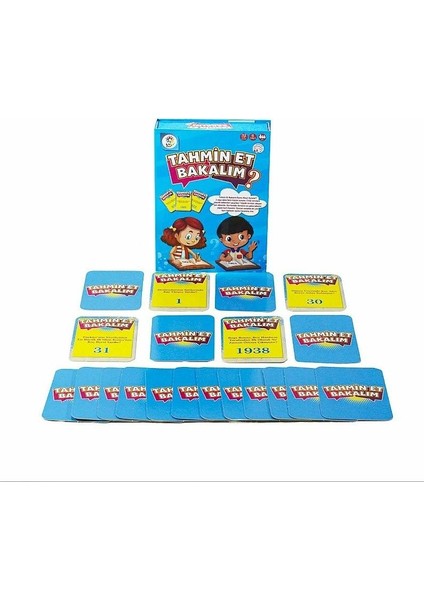 Tahmin Et Bakalım Eğitici ve Eğlenceli Oyun Seti 64 Kart