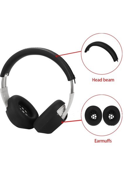 Beats Studio Pro Kulak Yastığı + Saç Bandı Kılıf Seti Siyah (Yurt Dışından)