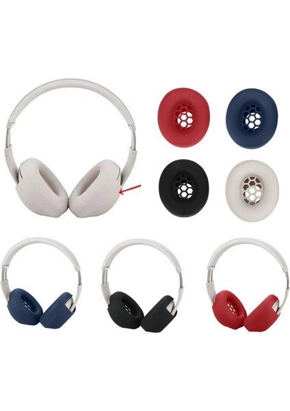 Beats Studio Pro Için Silikon Kapak Kulak Yastığı Kulak Yastığı (Koyu Mavi) (Yurt Dışından)