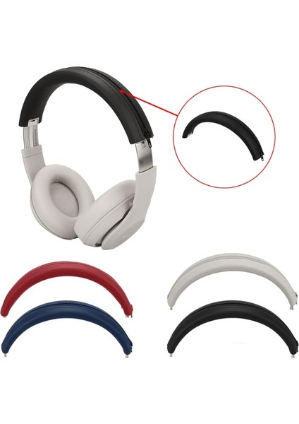 Beats Studio Pro Kulaklıklar Için Silikon Kafa Bandı Kapağı Kafa Bandı Kapağı Koyu Mavi (Yurt Dışından)