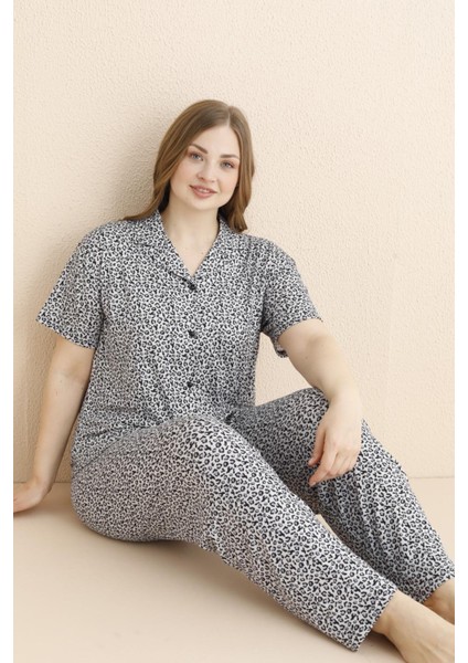 50501-99 Kadın Büyük Beden Pijama Takımı